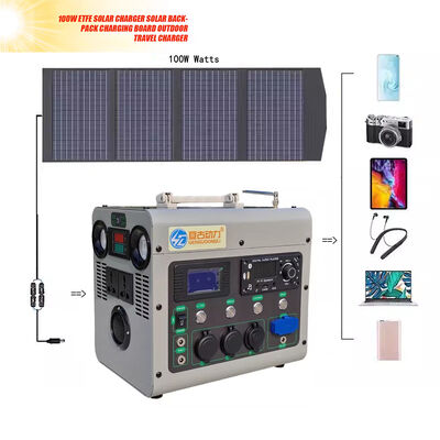 Générateur à manivelle de 1000 Watts, lecteur multimédia, batterie externe, dynamo manuelle extérieure, lampe de secours