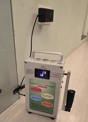 Générateur à manivelle USB 5V Banque d'alimentation pour téléphone portable AC 220V 150W centrale électrique d'urgence