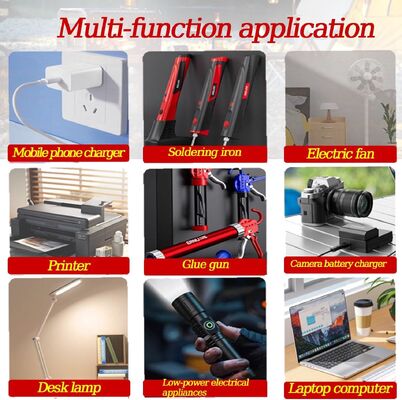 Hand Crank Generator USB Phone Charger Fire Starter Power Pack 110V 220V 160W Emergency Power Station