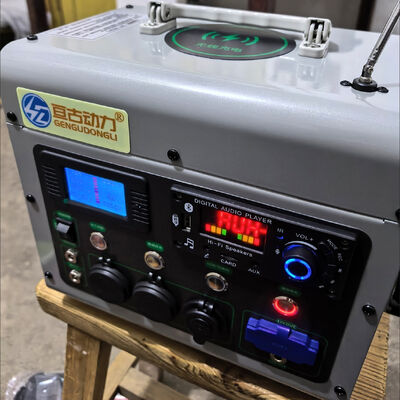 Générateur à manivelle de 1000 Watts, lecteur multimédia, batterie externe, dynamo manuelle extérieure, lampe de secours