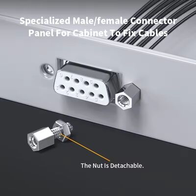 Câble de connecteur DB15/DB9/DB25 avec Tube numérique, Port série 26awg 15 broches, fil double blindé