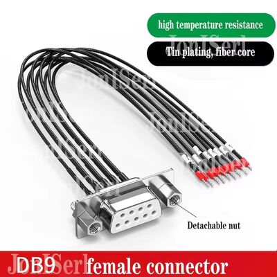Câble de connecteur DB15/DB9/DB25 avec Tube numérique, Port série 26awg 15 broches, fil double blindé