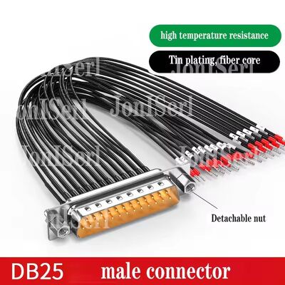 Câble de connecteur DB15/DB9/DB25 avec Tube numérique, Port série 26awg 15 broches, fil double blindé