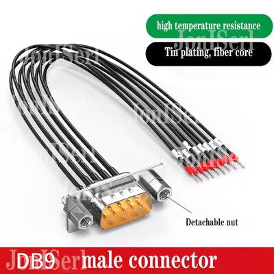 Câble de connecteur DB15/DB9/DB25 avec Tube numérique, Port série 26awg 15 broches, fil double blindé