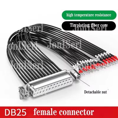 Câble de connecteur DB15/DB9/DB25 avec Tube numérique, Port série 26awg 15 broches, fil double blindé