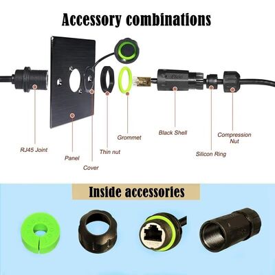 Starlink Gen3 Mini Ethernet Adapter 25CM câble d'extension d'accouplement RJ45 étanche à l'eau