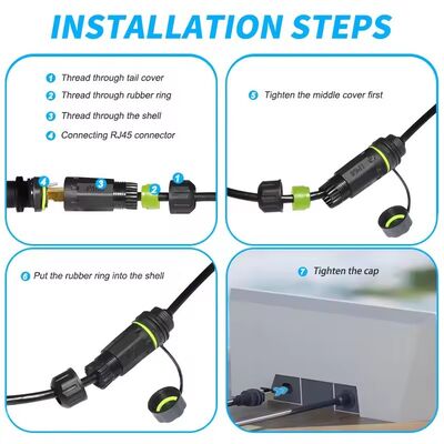 Starlink Gen3 Mini Ethernet Adapter 25CM câble d'extension d'accouplement RJ45 étanche à l'eau
