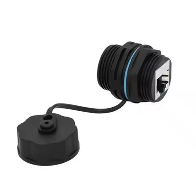 IP68 étanche RJ45 Connecteur réseau blindé Circulaire Cat6A RJ45