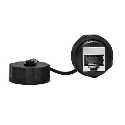 IP68 étanche RJ45 Connecteur réseau blindé Circulaire Cat6A RJ45