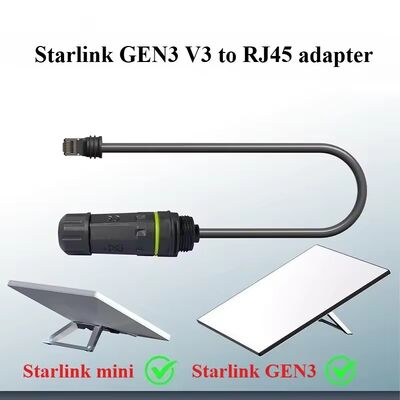 Starlink Gen3 Mini Ethernet Adapter 25CM câble d'extension d'accouplement RJ45 étanche à l'eau