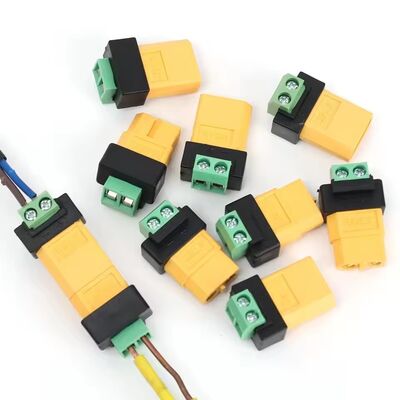 Adaptateur de borne à vis 2 broches XT60 Connecteur de charge sans soudure pour chargeur d'équilibre de drone FPV