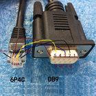 Port périodique femelle de COM DB9 RS232 au câble d'Exapansion de connecteur de RJ11 RJ12