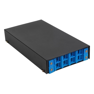 4 8 12 24 ports 19" mur de boîte de jonction de connecteur de St de Sc LC de la fibre FC ou bâti de support optique