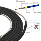 Le câble optique blindé extérieur de fibre avec le connecteur de St de Sc LC de FC a assemblé 30 à 1000 mètres