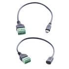 Type-c 3,1 câble femelle 30cm d'expansion d'adaptateur de terminaux de vis de goupille de Jack To 5 de mâle d'USB