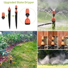Ensemble de refroidissement de double d'utilisation de jet d'eau d'irrigation par égouttement brouillard de Kit Adjustable Nozzles Watering System