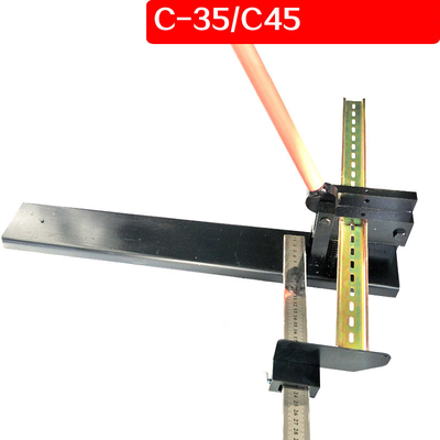 manuel d'outil de coupe de poinçon de coupeur de rail de support de 4-in-1 35mm 15mm DIN