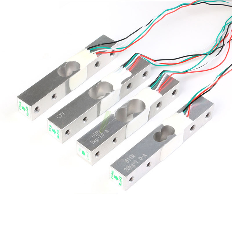 Force miniature en aluminium pesant les capteurs de pression de piézoélectrique micro de capteur 1kg 2kg 3kg 5kg 10kg 20kg