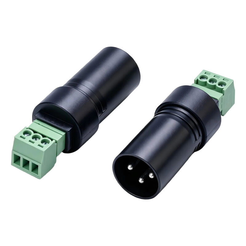 XLR 3 broches prise à vis terminaux de convertisseur de rupture audio adaptateur pour haut-parleur microphone stage Lighting Mixer