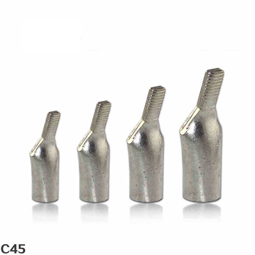 Connecteurs nus de d'aiguille Pin en forme d'insertion de cosses d'extrémité de l'en cuivre C45